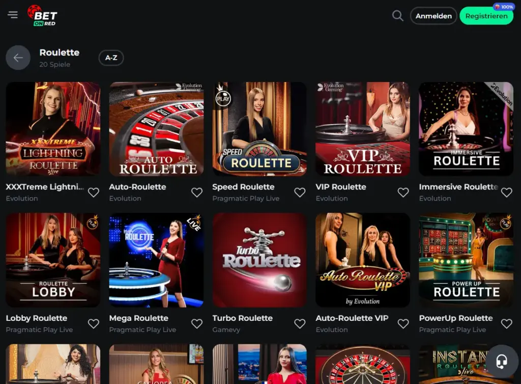 Roulette-Spiele