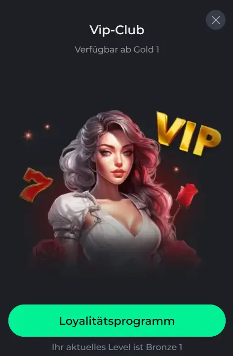 VIP-Club auf Bet On Red Casino